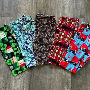 🎄 Lularoe Christmas Legging Lot NWOT
